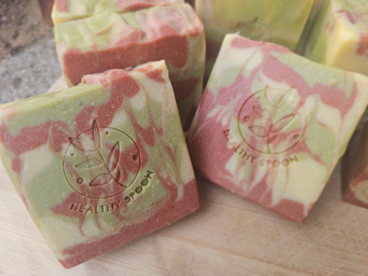 Blush & Clay Swirl Soap