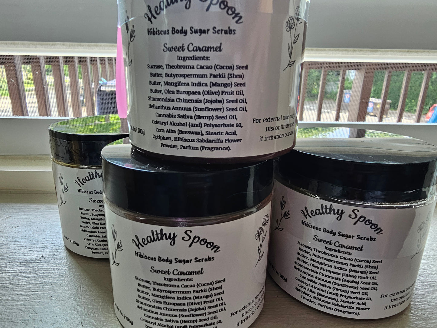Hibiscus Sugar Scrubs