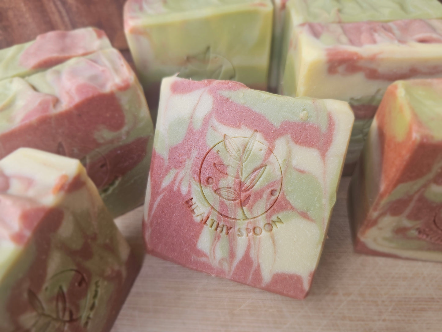 Blush & Clay Swirl Soap