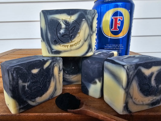 Tallow Charcoal Beer Soap