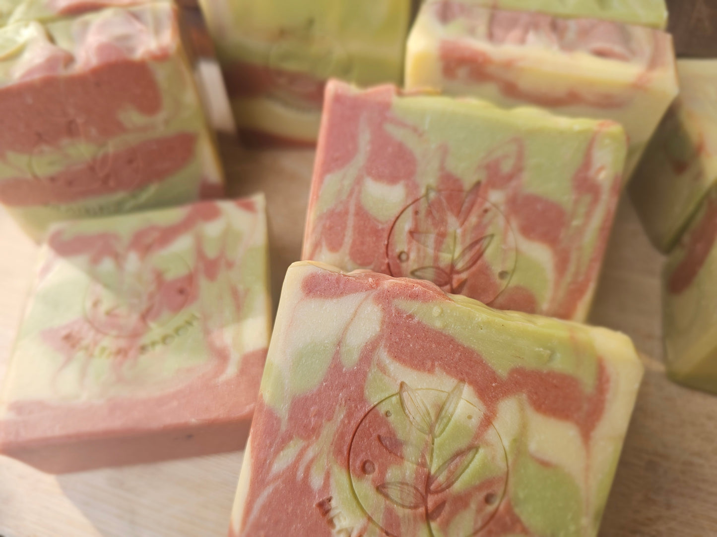 Blush & Clay Swirl Soap