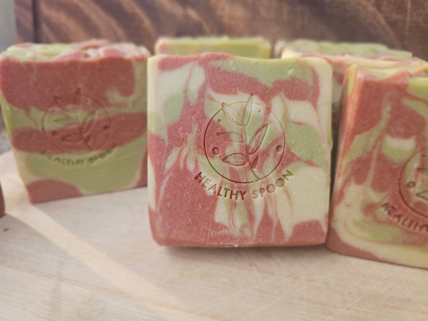 Blush & Clay Swirl Soap