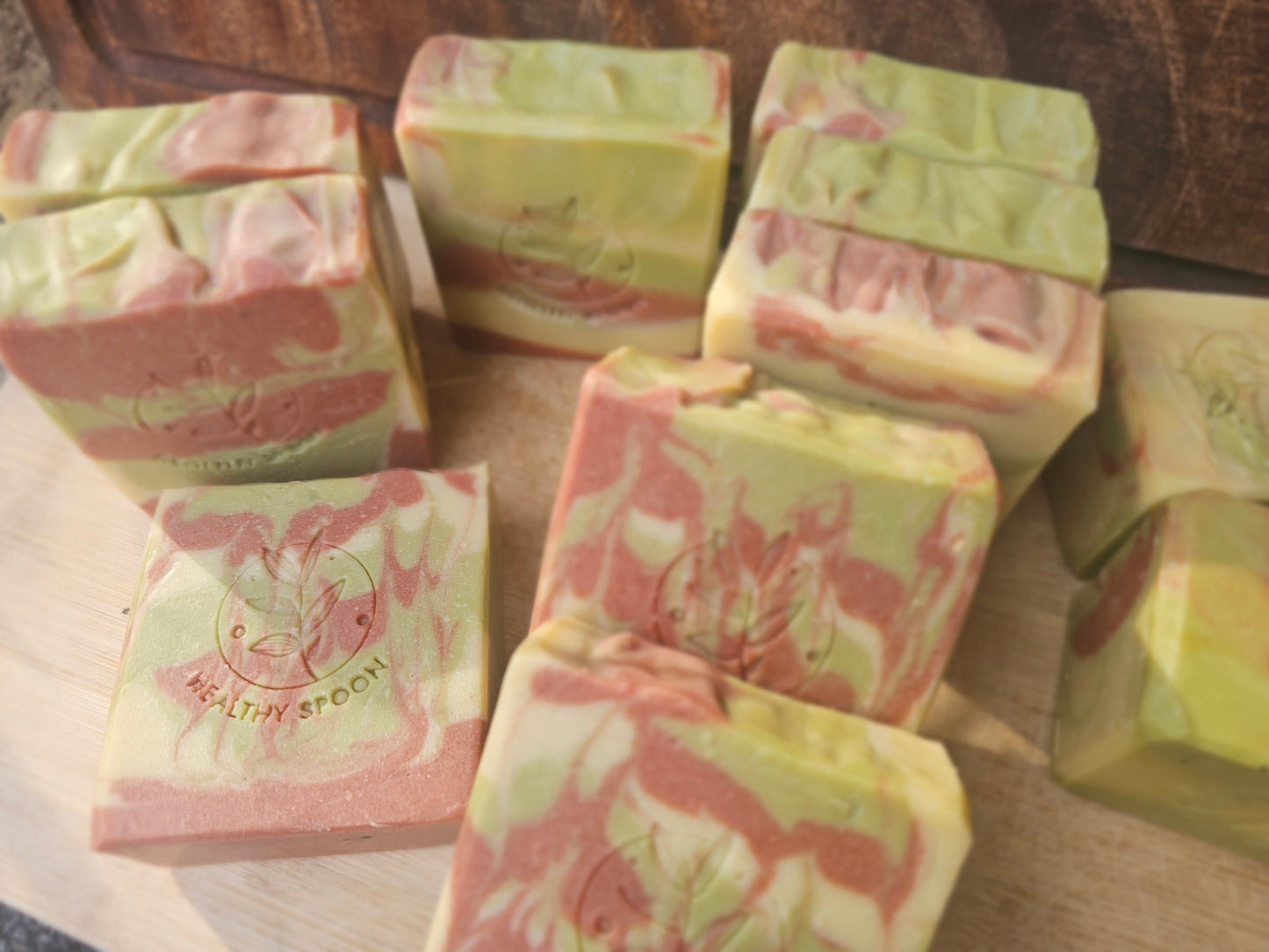 Blush & Clay Swirl Soap