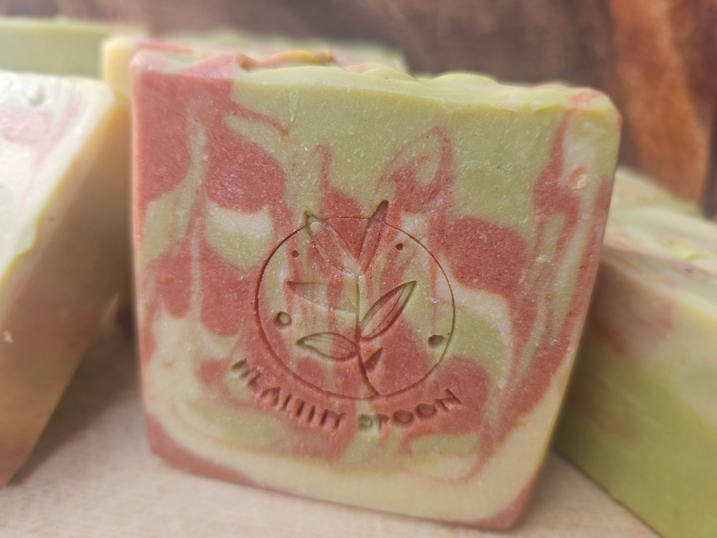 Blush & Clay Swirl Soap