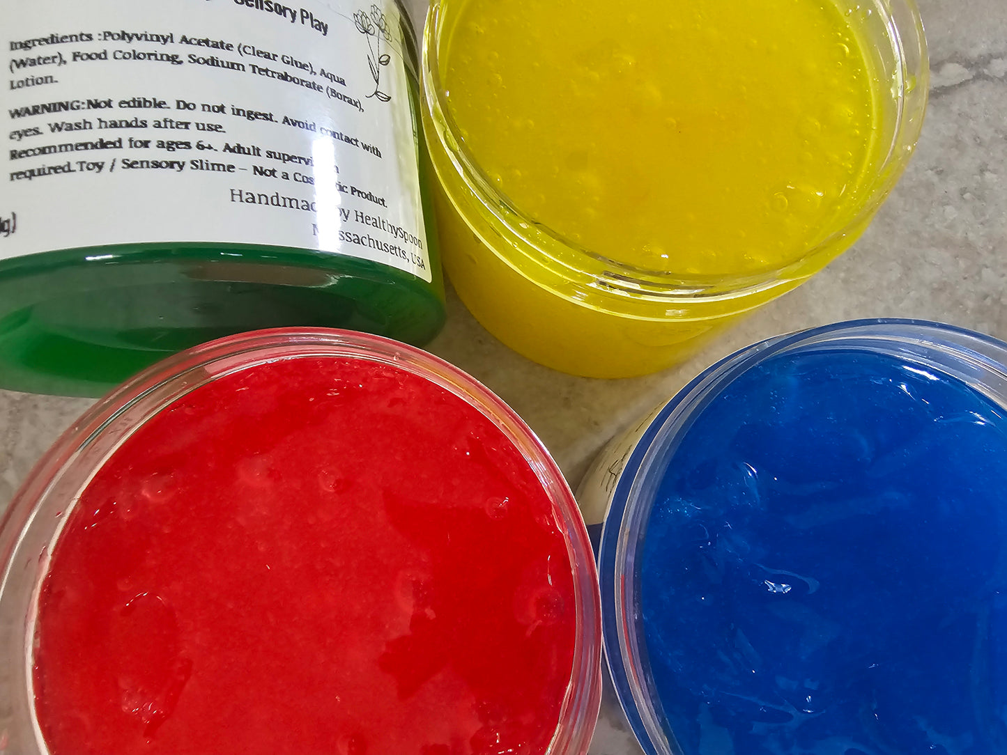🎉Homemade Slime – Soft, Stretchy & Fun 8oz