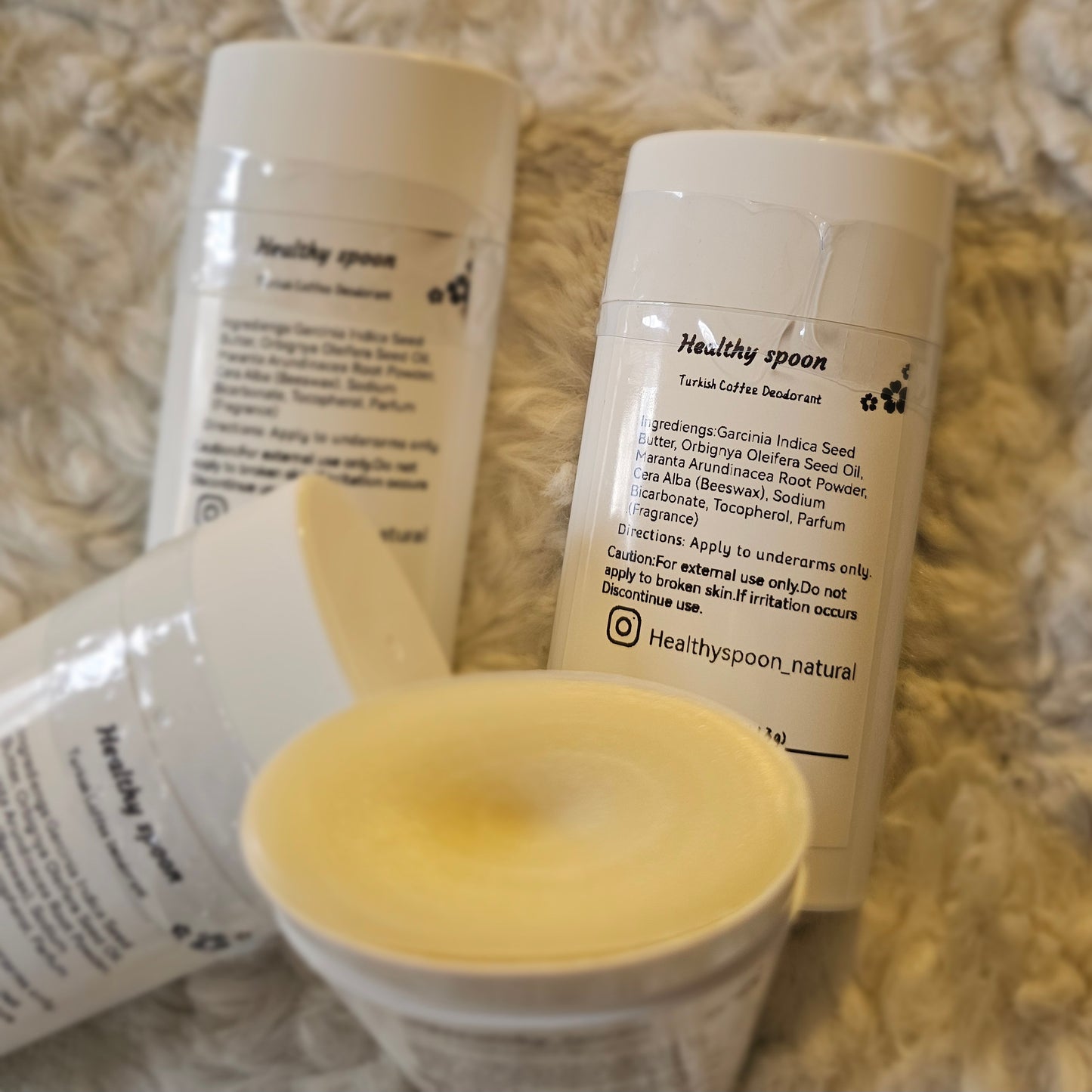 Natural Deodorant – Turkish Coffee (4oz)